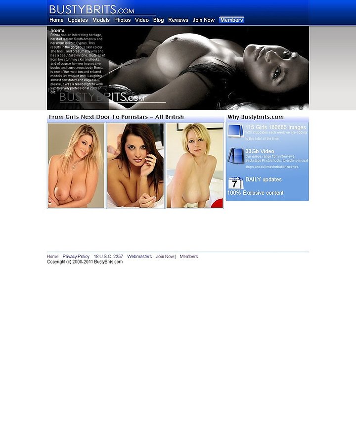 Busty Brits screencap