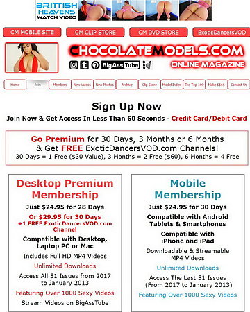Chocolate Models Screencap