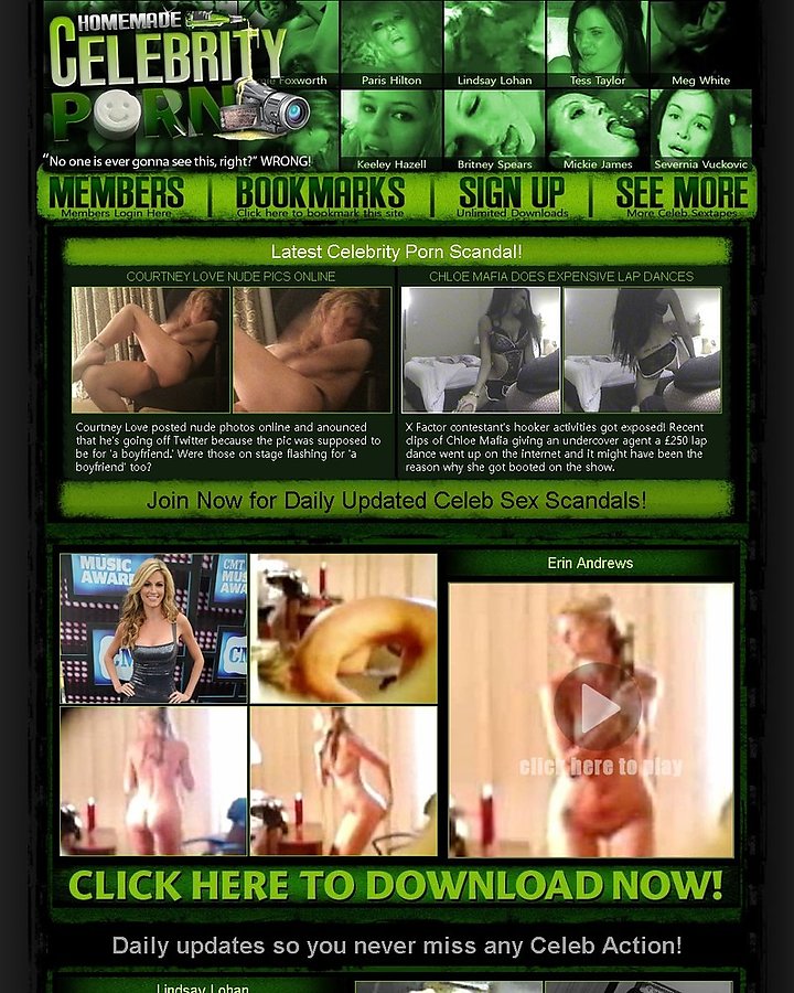 Homemade Celebrity Porn screencap