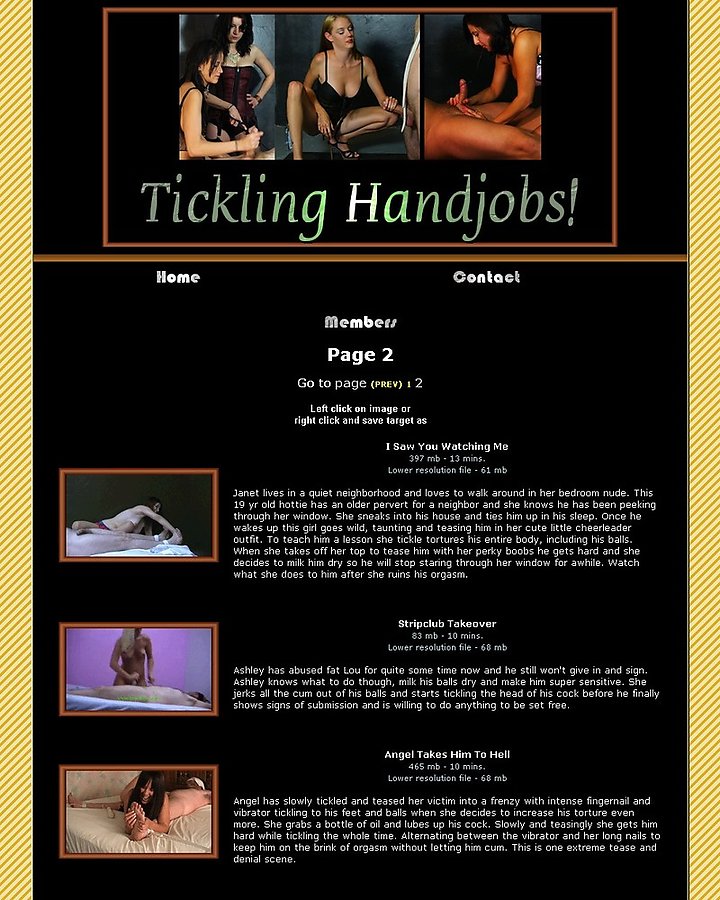 Tickling Handjobs screencap