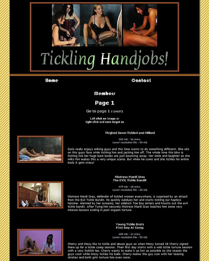 Tickling Handjobs screencap