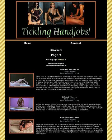 Tickling Handjobs Screencap